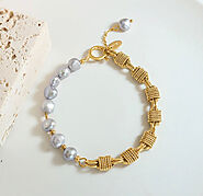 Shop Stylish Handcrafted Gold Plated Bracelets Online - Gems for a Gem