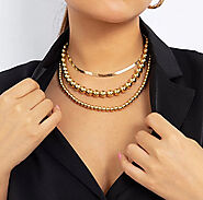 Shop the Best Gold Plated Fashion Necklaces Online - Gems for a Gem