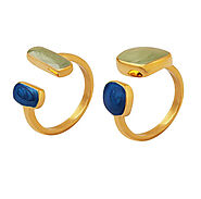 Shop 18K Gold Hand Drip Ring Online - Gems for a Gem