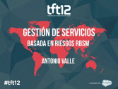 #TFT12: Antonio Valle