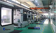 CNC machines inside Bluestar Mould Group's factory