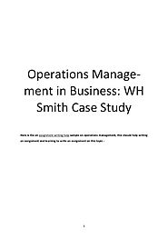 Operations management in business assignment sample