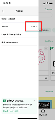How Do I Find the Current Version of Design Space? – Cricut Experience 2.0