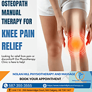 Osteopath Manual Therapy For Knee Pain in NW Calgary | Nolan Hill Physiotherapy & Massage | 587-355-3555