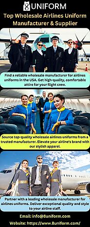 Top Wholesale Airlines Uniform Manufacturer & Supplier