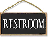 The Office Bathroom Sign