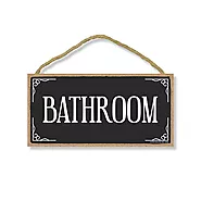 Elevate Your Bathroom Style with Honeydew Gifts' Eye-Catching Door Signs!