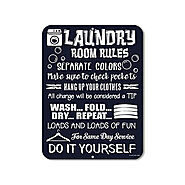 Laundry Room Laughs: Adding Humor and Joy with Funny Signs!