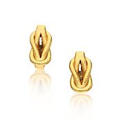 Timeless Glamour: 18K Gold Clip-On Earring - 47 Jewelry