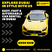 Explore Dubai in Style with the convenience of Car Rental in Dubai