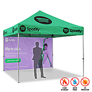 Instant Branding with a Pop-Up Tent Custom Logo