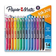 Paper Mate Gel Pens InkJoy Pens, Medium Point, Assorted, 14 Count