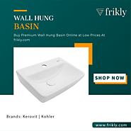 Buy Premium Quality Wall Hung Basin Online at Low Prices In India | Frikly