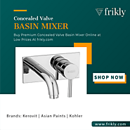 Buy Quality Concealed Valve Basin Mixer Online at Low Prices In India | Frikly