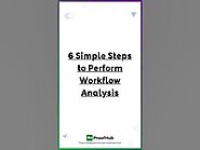6 Simple Steps to Perform Workflow Analysis. #youtubeshorts #shorts #viral #workflow #analysis