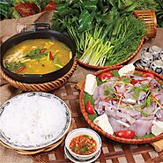 Lẩu cá Lăng măng cay - Bánh Tráng Phú Cường