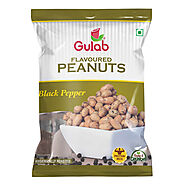 Buy Peanuts Online, Black Pepper Spicy Peanuts at Gulab Oils
