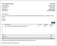 Online Invoice Generator FREE