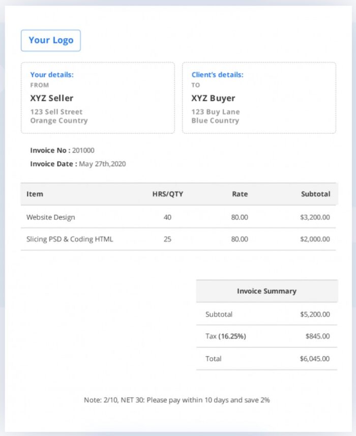 Free Online Invoice Generators A Listly List