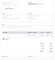 Create a custom, free invoices