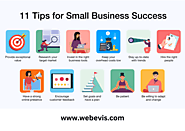 Tips For Small Business Success | IT Solutions | Webevis Technologies