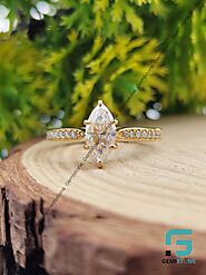 2Ct Vintage Marquise Diamond Ring- Gemistone