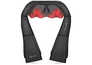 Shiatsu neck and back massager