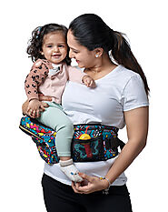 Stylish Comic Baby Carriers with Hip Seat - Comfort for Your Little One | Buttbaby