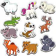 Animal Fridge Magnetic Set of 10 2+ Years – Mini Leaves