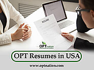 OPT Candidate Resume Database in USA | OPTnation