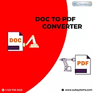 Convert DOCX to PDF in just one click with DOCX to PDF Converter