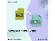 EASILY CONVERT DOCX INTO HTML WITH DOCX - HTML CONVERTER
