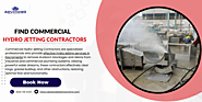 Find Commercial Hydro Jetting Contractors