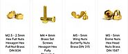 For Heavy-Duty Fasteners, Use Brass Nuts and Bolts