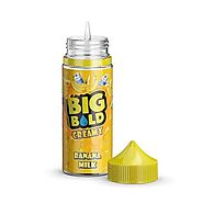 Shop Big Bold Creamy Banana Milk 100ml Shortfill E-Liquid Online in the UK from Fogghaus Vapes
