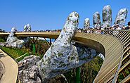 Cross the Golden Bridge at Sun World Ba Na Hills