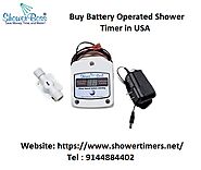 Buy Battery Operated Shower Timer in USA