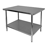 WORKTABLE WORK TABLE NSF STAINLESS STEEL FOOD PREP 30 x 12 Height:34 inches