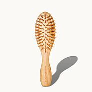 Buy Mini Bamboo Hair Brush Online | Plastic Free Pursuit