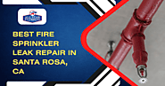 Who To Call for Fast Repair of a Fire Sprinkler Leak in Santa Rosa, CA