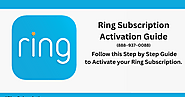 RING SUBSCRIPTION ACTIVATION GUIDE (888–937–0088)