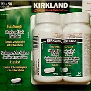 Buy Kirkland Muscle and Back Pain Relief Platinum Caplets With Extra Strength | Canada