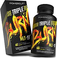 Powercut Triple Burn MLT-97 Weight Loss Fat Burner Diet Pills for Women & Men, Appetite Suppressant, 30 Days Supply