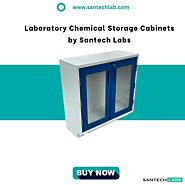 Laboratory Chemical Storage Cabinets by Santech Labs