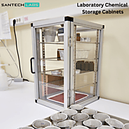Laboratory Chemical Storage Cabinets by Santech Labs