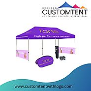 "Make Your Mark With A Pop Up Tents Logo Designed Just For You"