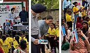 Water Bottle & Fruit Distribution Drive by Lovely Foundation