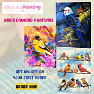 Feathered Gems: Affordable Birds Diamond Paintings