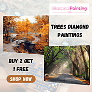 Get A Collection of Tree-Themed Diamond Painting from Diamond Painting Hub USA!