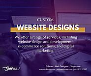 Affordable Web Design service provider Singapore — Subraa